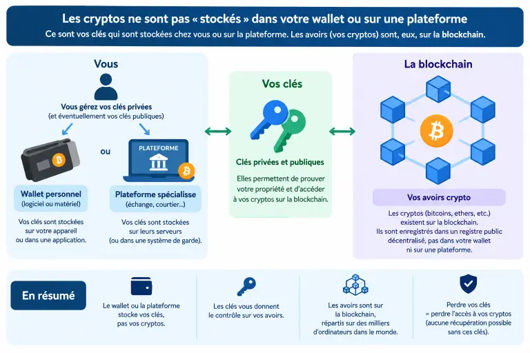 Les cryptomonnaies expliquées simplement clé cryptomonnaie